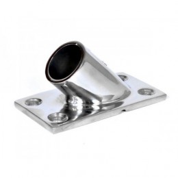 Опора трубы 22мм угол 45