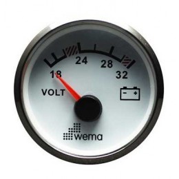 Вольтметр Wema белый