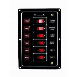 Панель на 6 переключателей