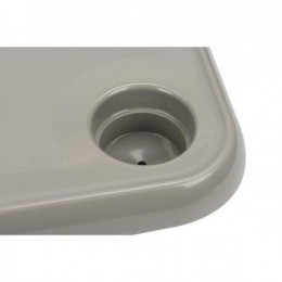 Столешница прямоугольная белая 2