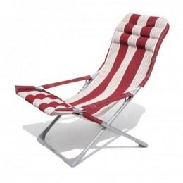 Шезлонг 701-2 бордовый