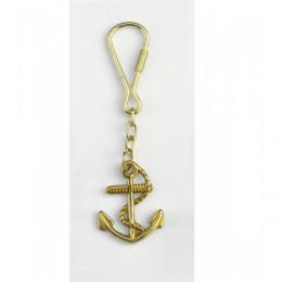 Брелок медный якорь