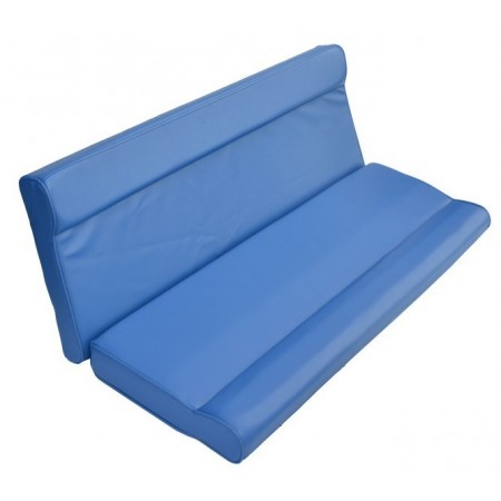 Задний диван для катера 120см синий