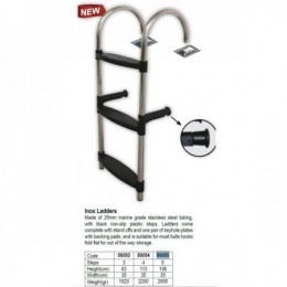 Inox лестница 5 ступеней 2